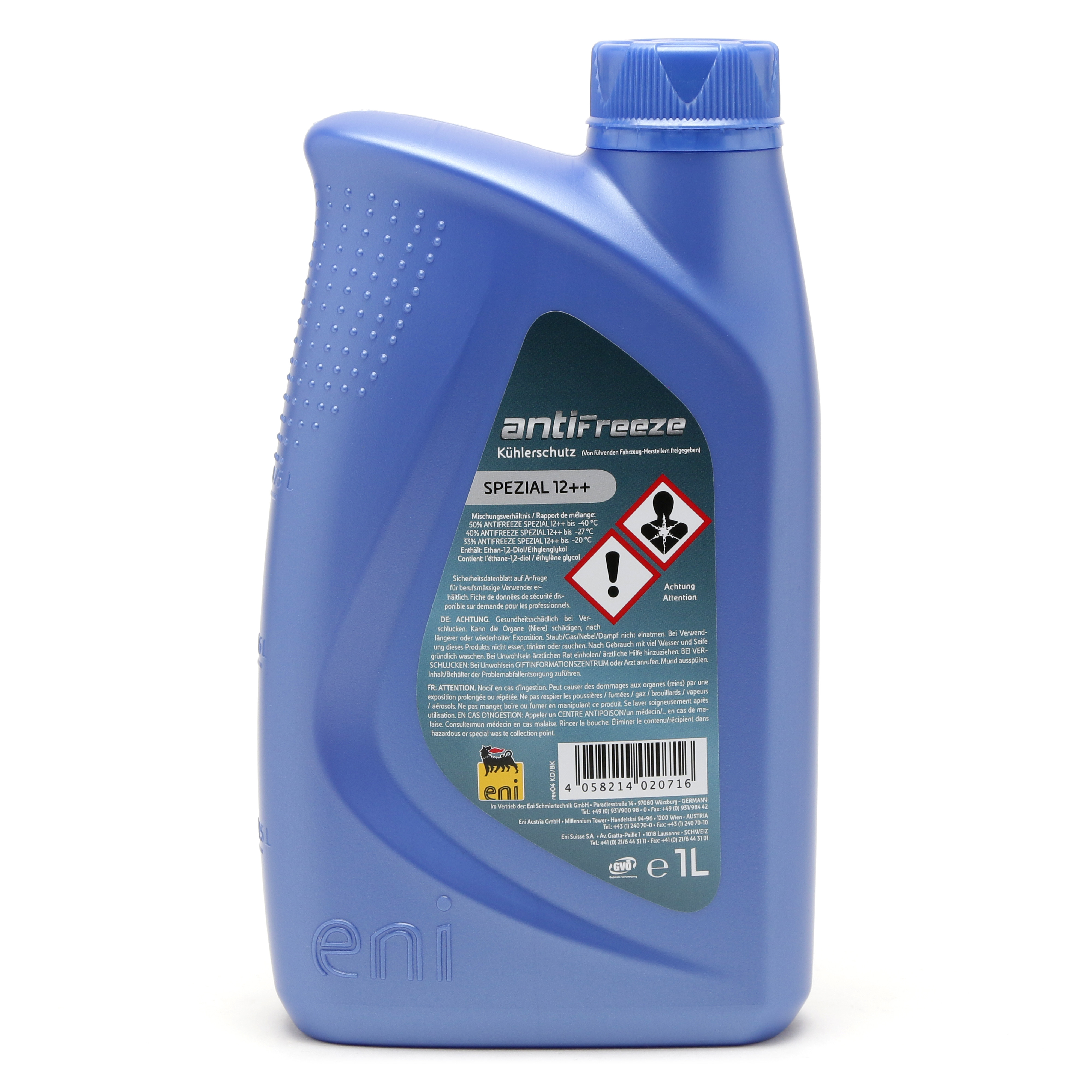 Eni ANTIFREEZE SPEZIAL 12 ++ Kühlerschutz 1l